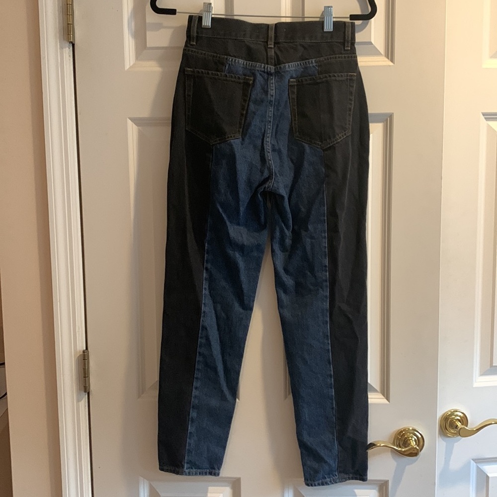Pacsun Ultra High Rise Black Blue Denim Jeans -- 25 - Picture 5 of 12
